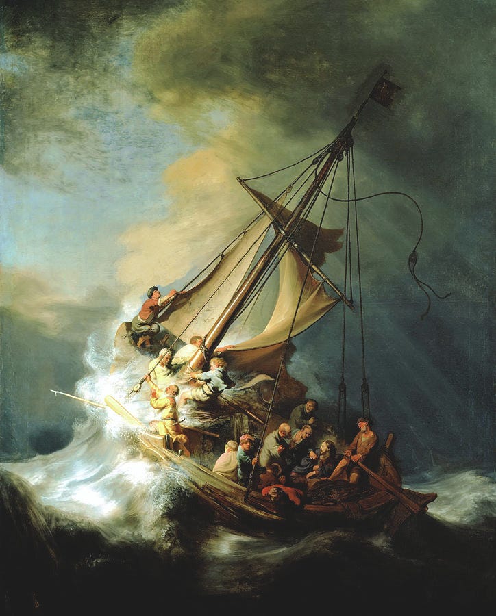 With Jesus in the Storm: Rembrandt's Meditation - Soul Shepherding