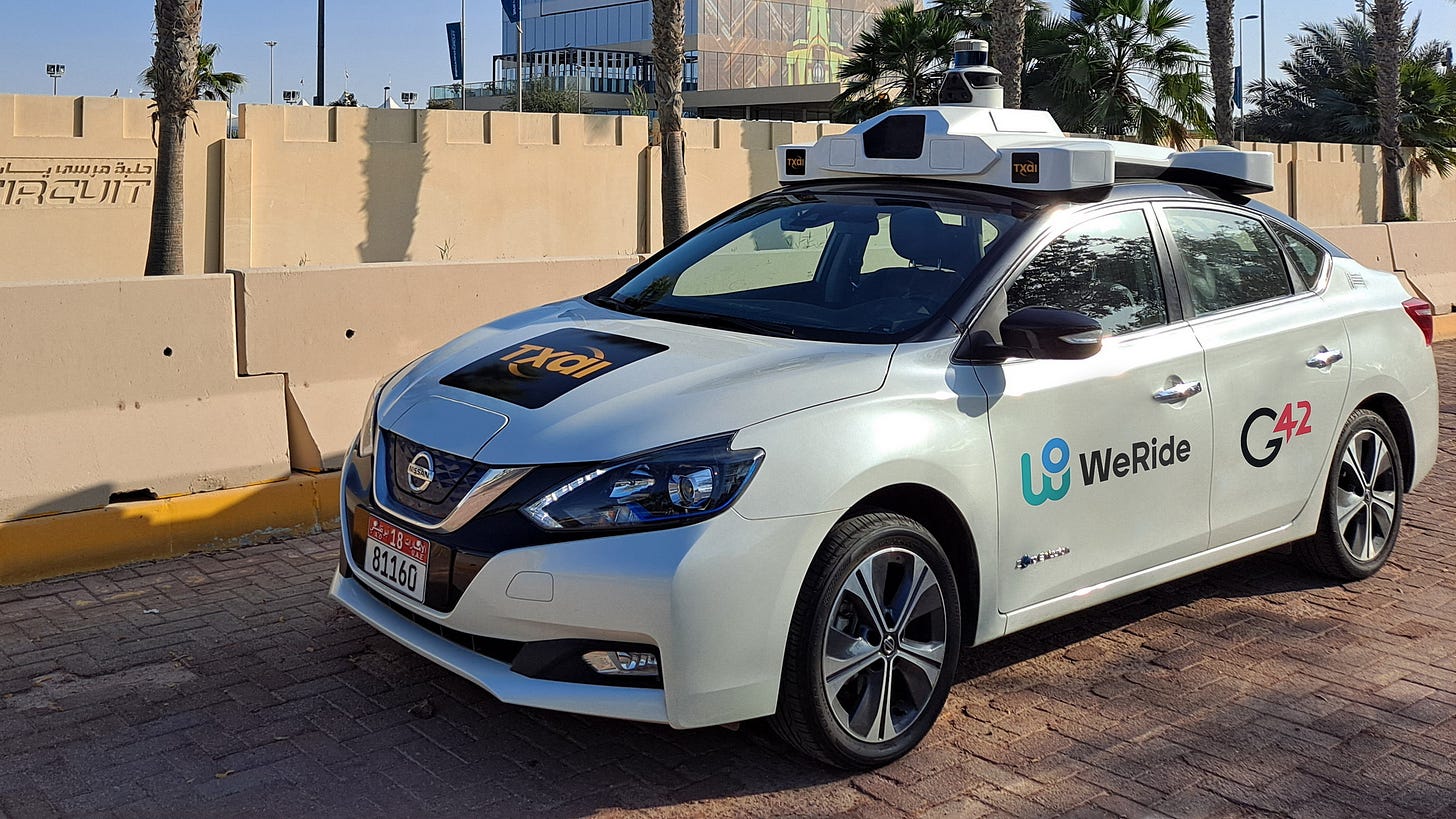 UAE Awards China's WeRide The First National Self-Driving Vehicle License  Ever | Carscoops