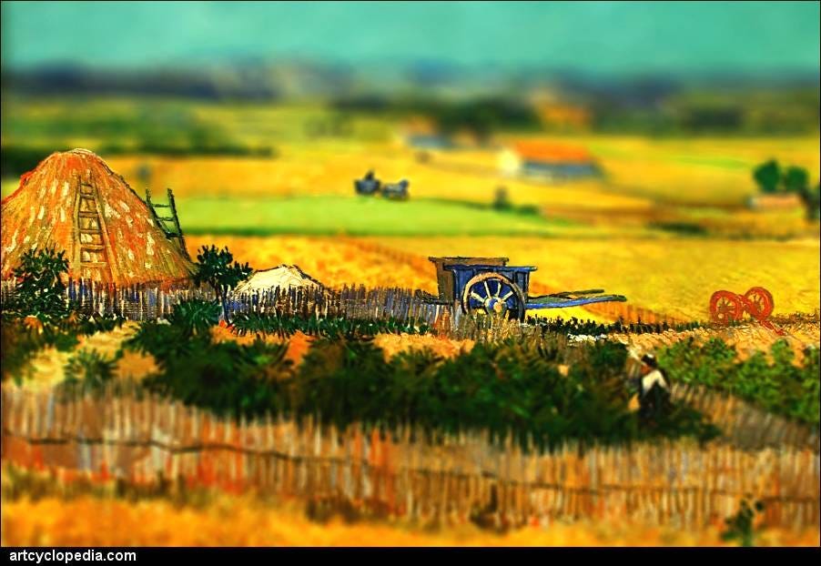 Vincent Van Gogh + Tilt-Shift