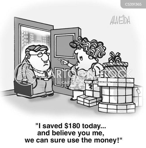Saving Money Cartoons and Comics - funny pictures from CartoonStock
