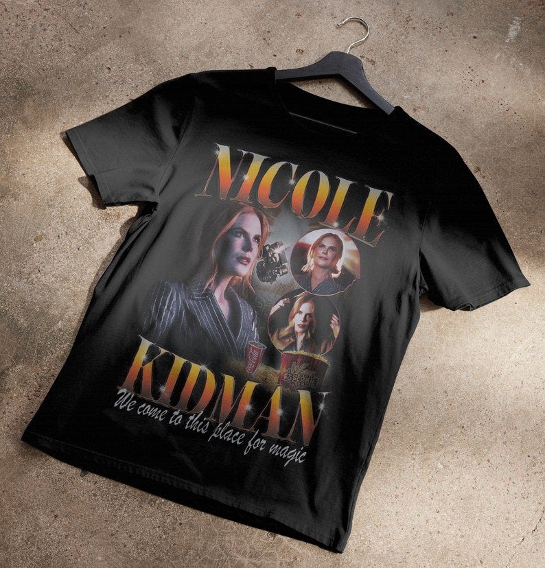 Nicole Kidman AMC Theaters 90's Bootleg T-Shirt image 1