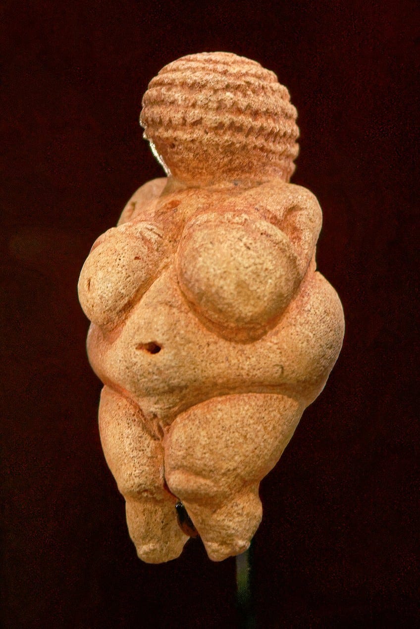 Venus of Willendorf" - Figurative Sculpture from the Paleolithic