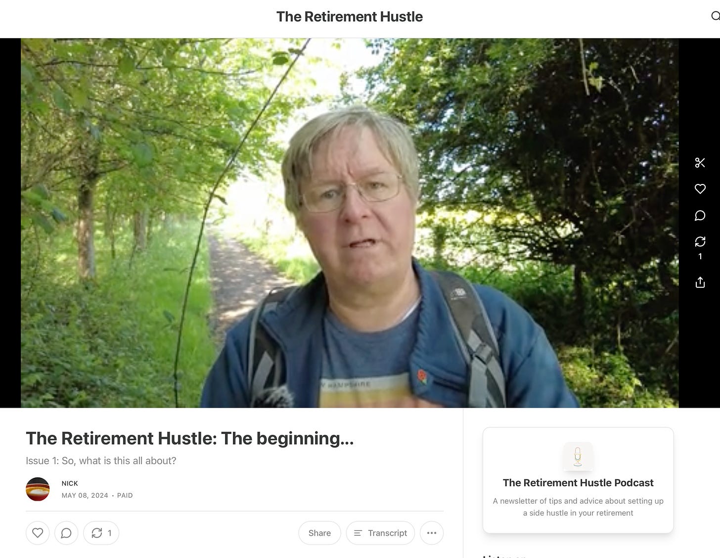 The Retirement Hustle Newsletter