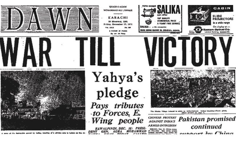 Headlines After 1971 War