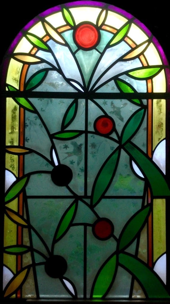 How to stencil a stained-glass window