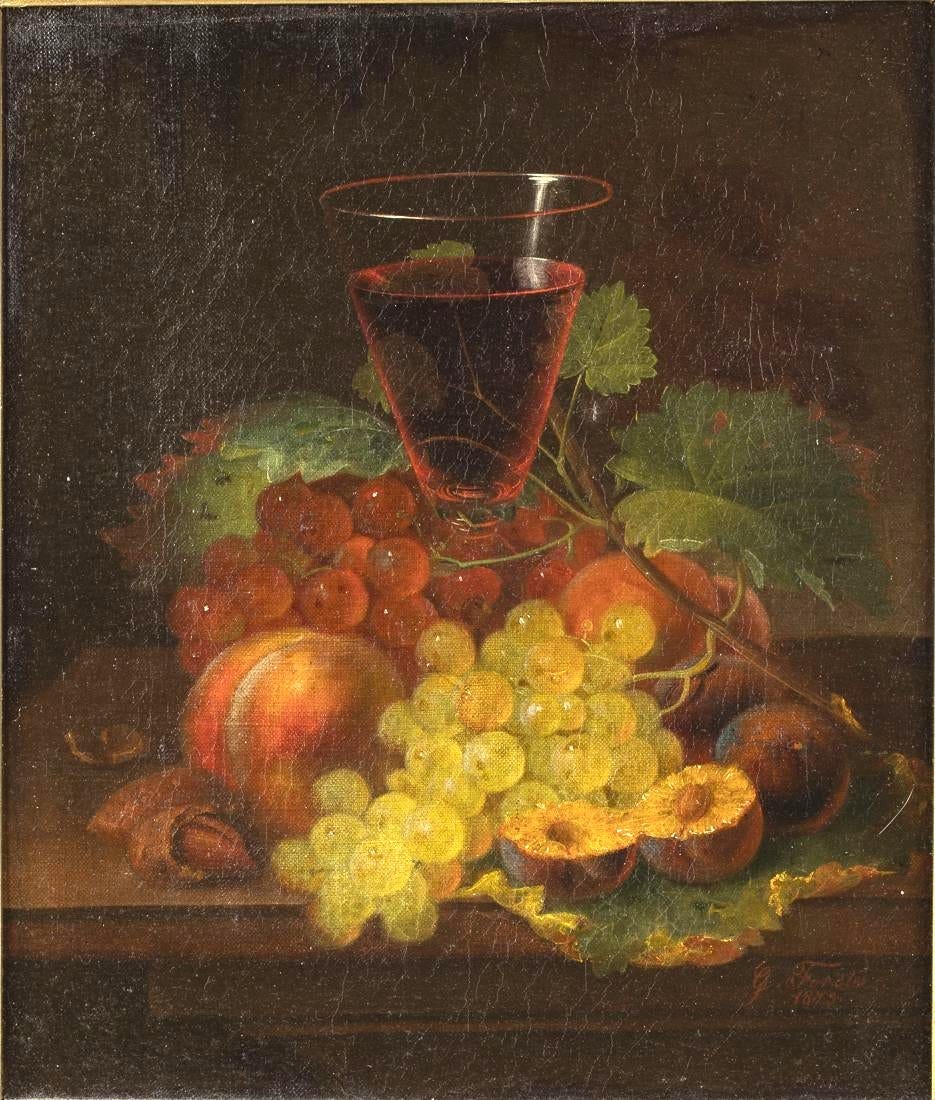 File:Still Life with Wine and Fruit by George Forster, 1873.jpg - Wikimedia  Commons