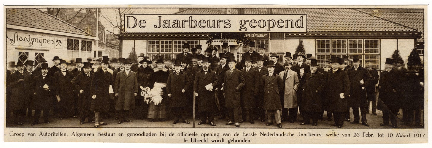 1917: De Jaarbeurs geopend