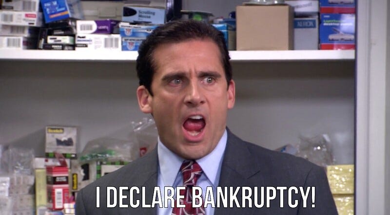 "Michael Scott- I Declare Bankruptcy!" Posters by dundermifflin96 ...