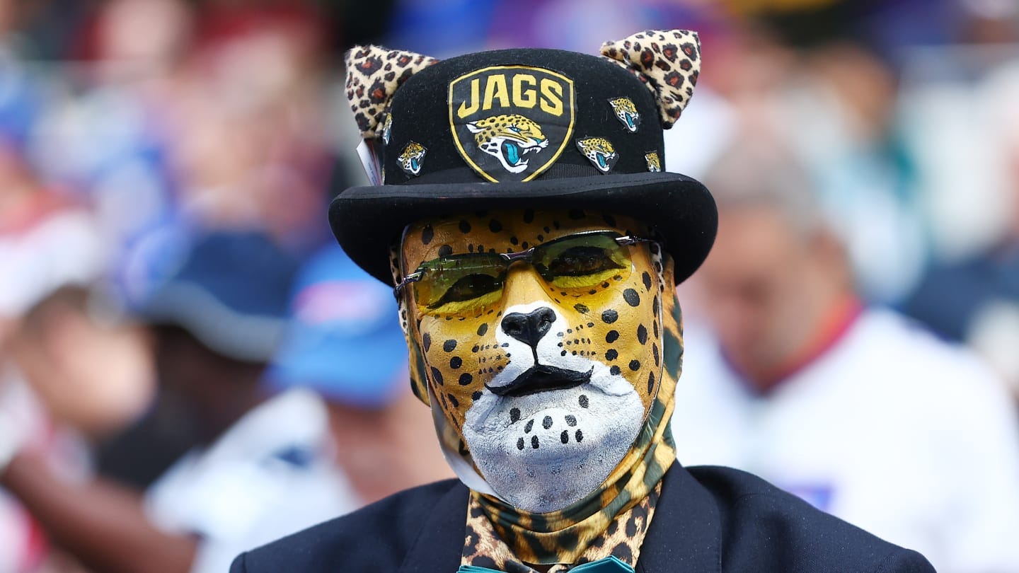 Proper English Gentleman Dressed as Jaguars Super Fan is a Jarring Image  For Any American Football Fan