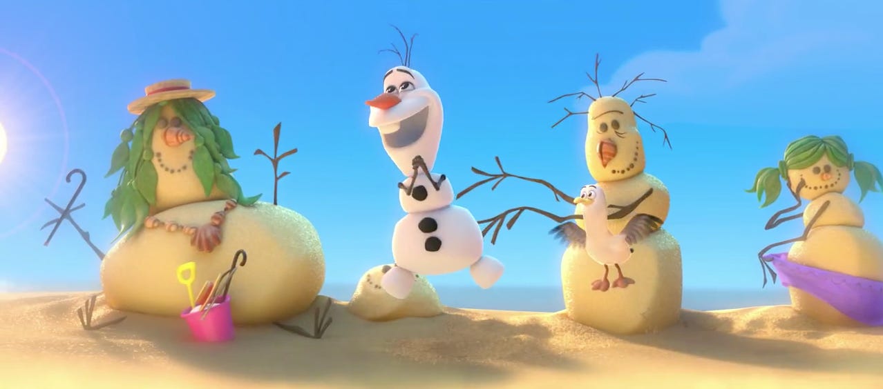 Olaf its Summer | Here's some photos from the Music Video : | Olaf the  snowman, Disney, Frozen snowman