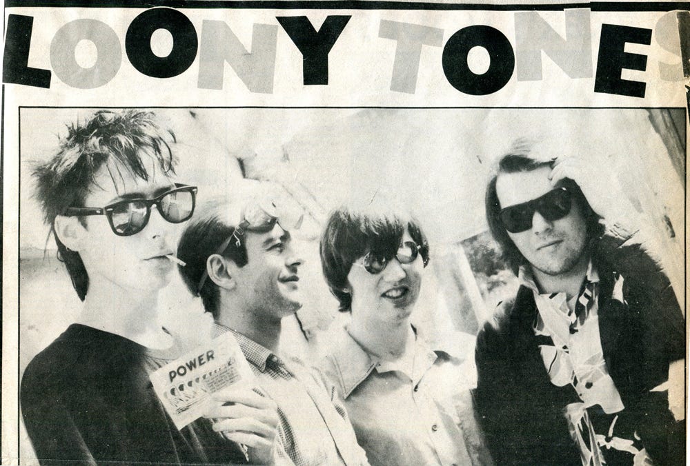 Photo of the band from Melody Maker article.