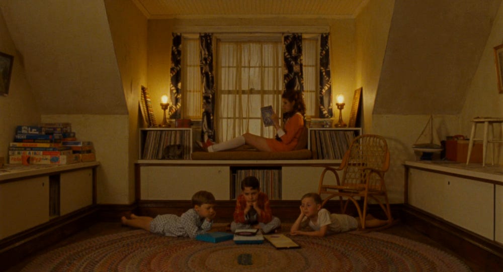 The house interior in Wes Anderson's Moonrise Kingdom.