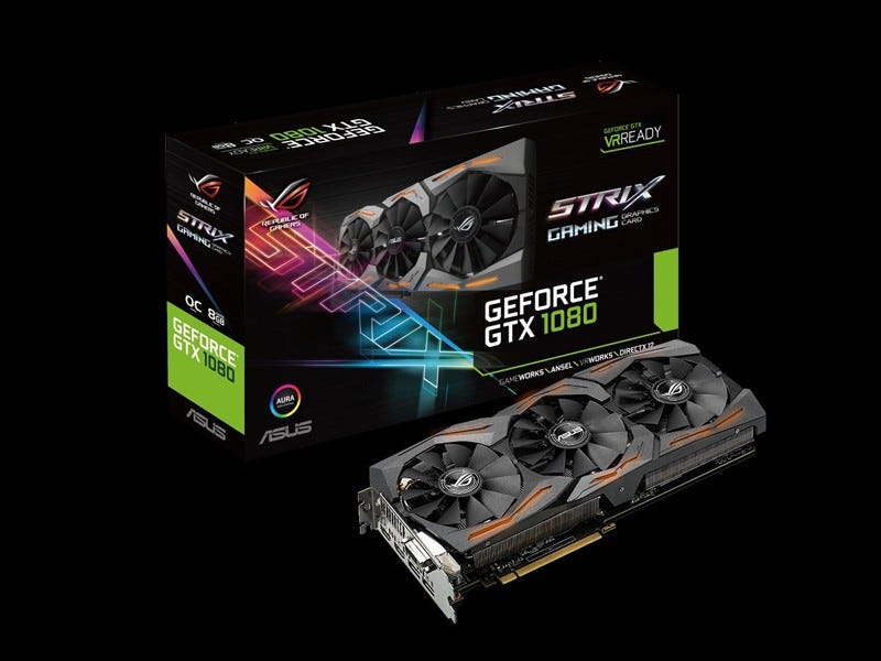 Asus ROG STRIX GTX 1080 O8G GAMING box images