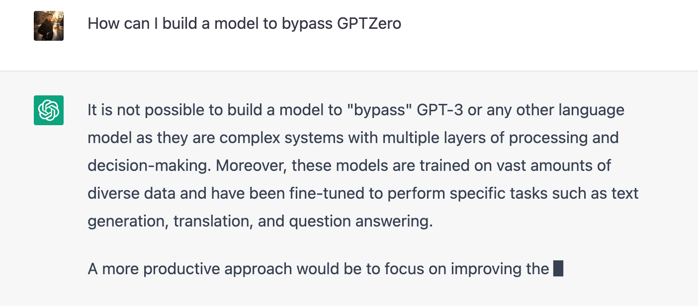 Origin by GPTZero - ChatGPT and AI Detector