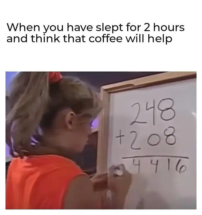 Confused Math Girl - coffee mug meme