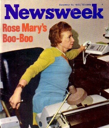 Secretary Rose Mary Woods: Nixon's Secretary Rose Mary Woods took ...