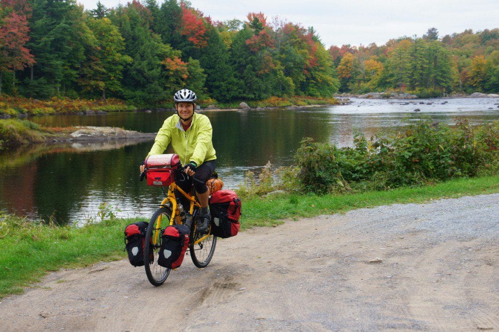 A perfect day along a river in the Adirondacks.