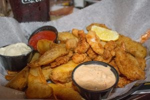 Seafood platter