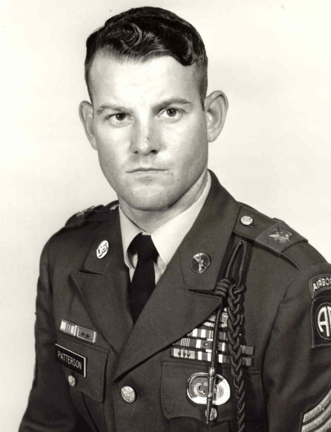 Headshot of Patterson, in uniform.