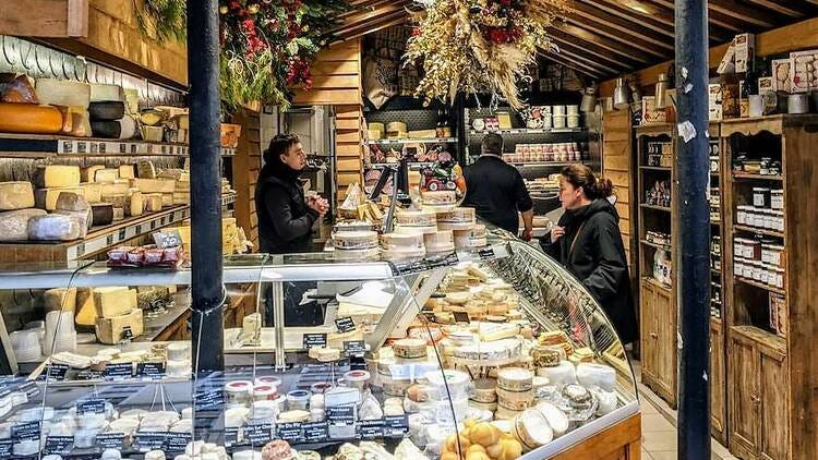 Vitrine de fromages 