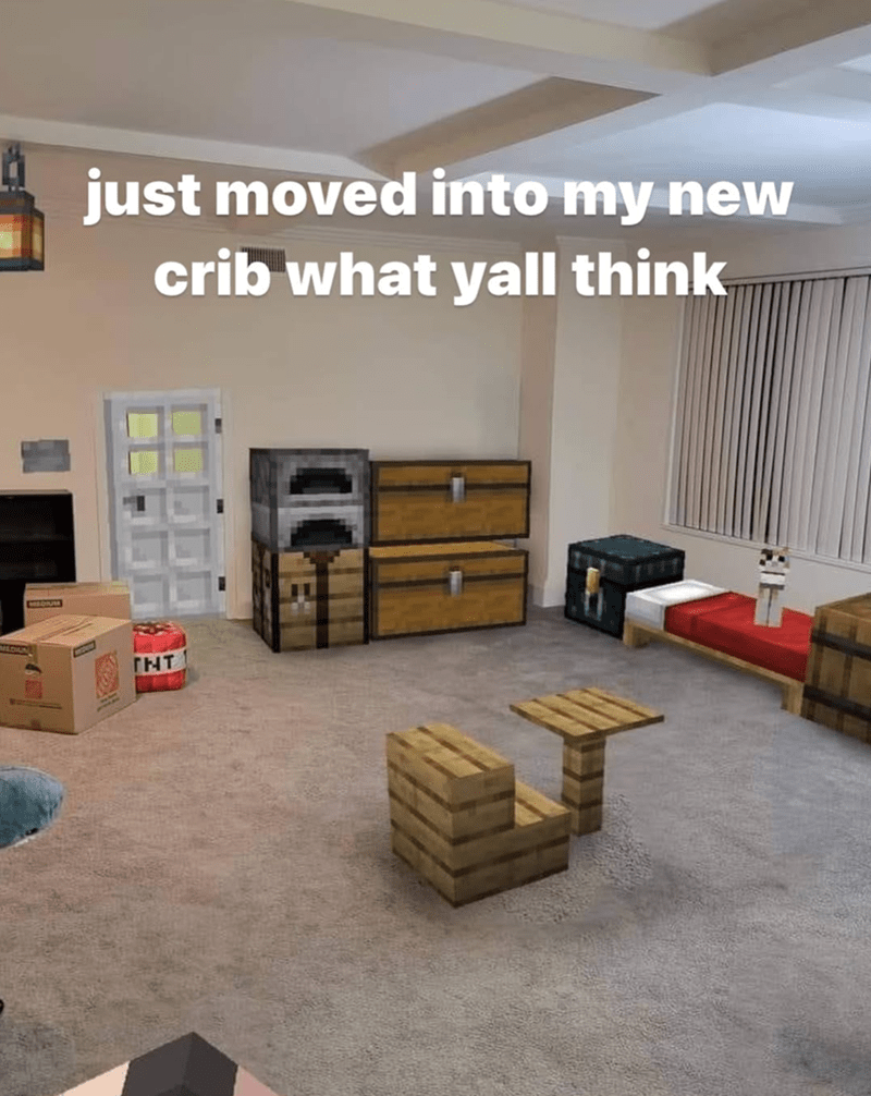 just moved into my new crib what yall think THT