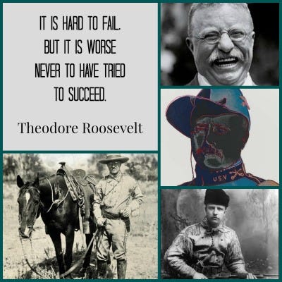 Theodore Roosevelt birthday collage