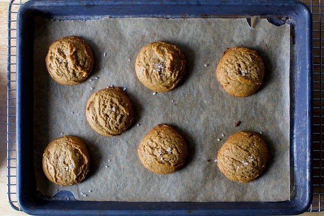 salted peanut butter cookies