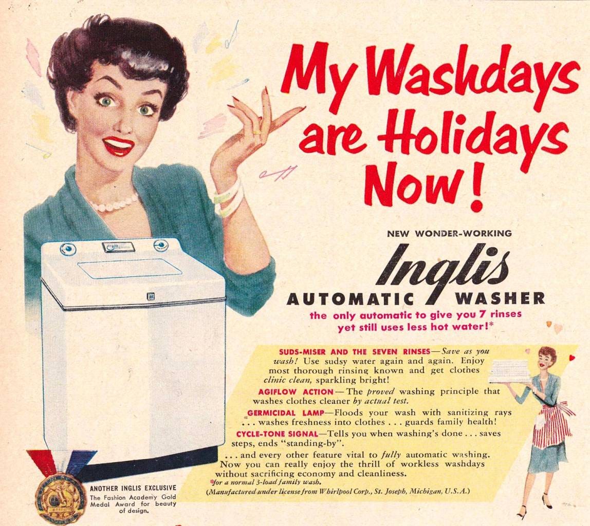 Kitchen & Laundry Miracles! Vintage Appliances and the Women that Loved  Them - Flashbak