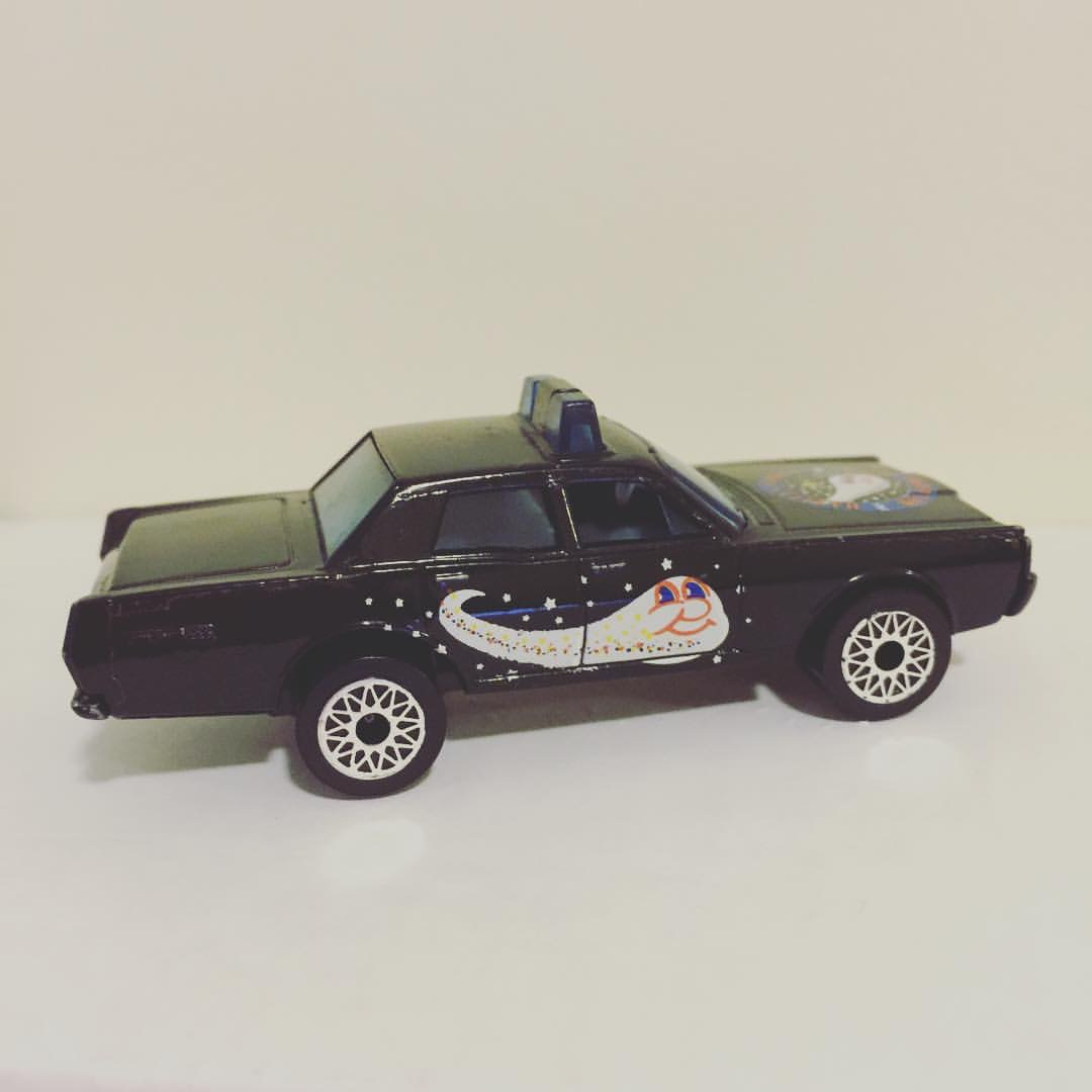 matchbox Halley’s Comet car released 1986 – black Mercury with Halley’s Comet painted on the side and hoods in white