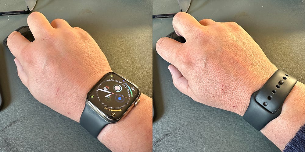 Which watch is more distracting?