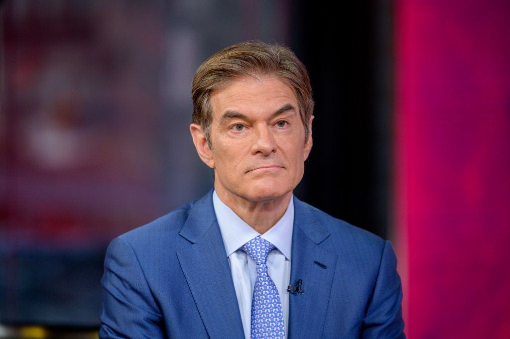 Dr. Oz Says TV Doctors Should Guide the Conversation About the Coronavirus Pandemic