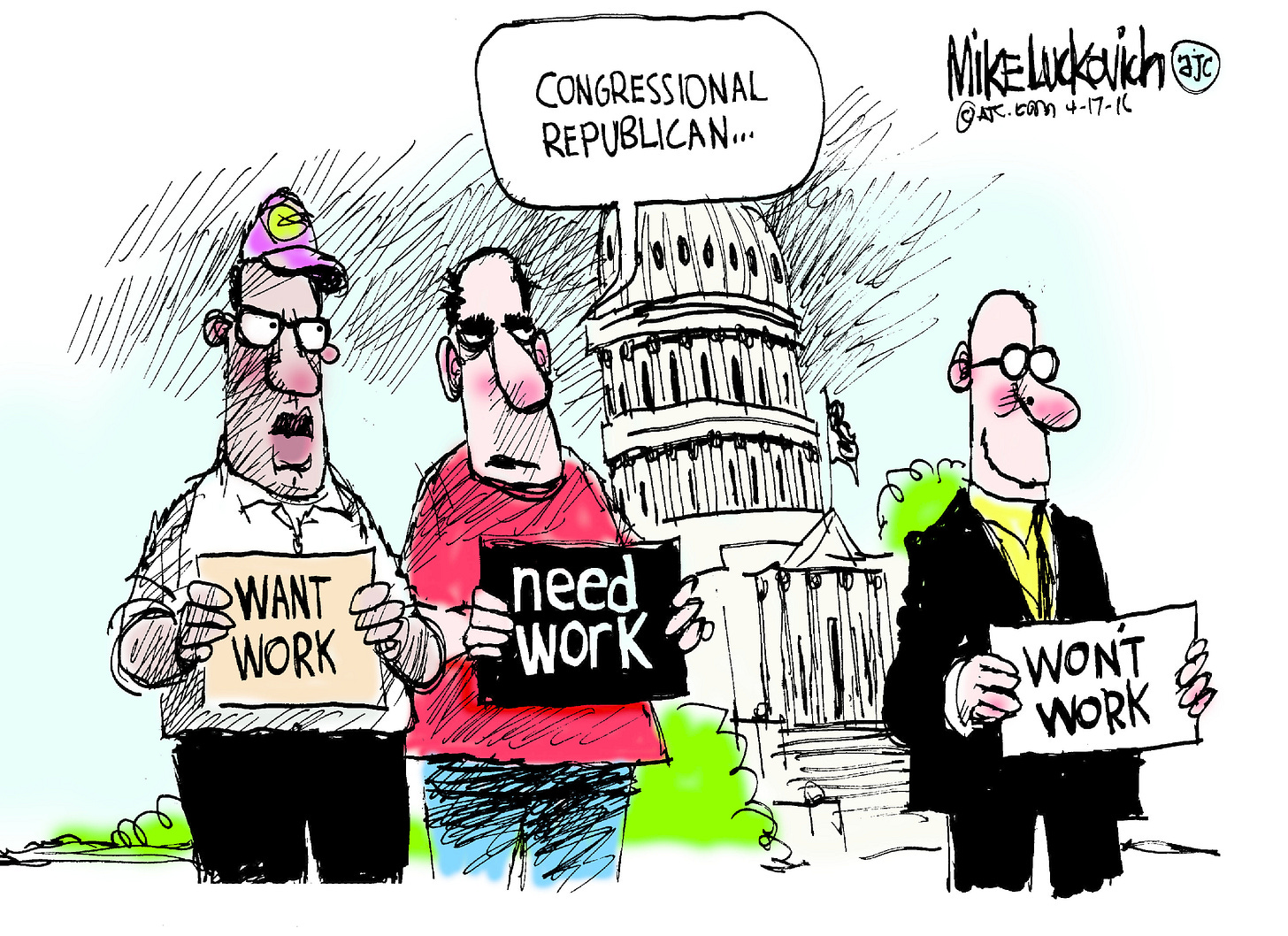 Political Cartoon U.S. Congressional Republicans | The Week