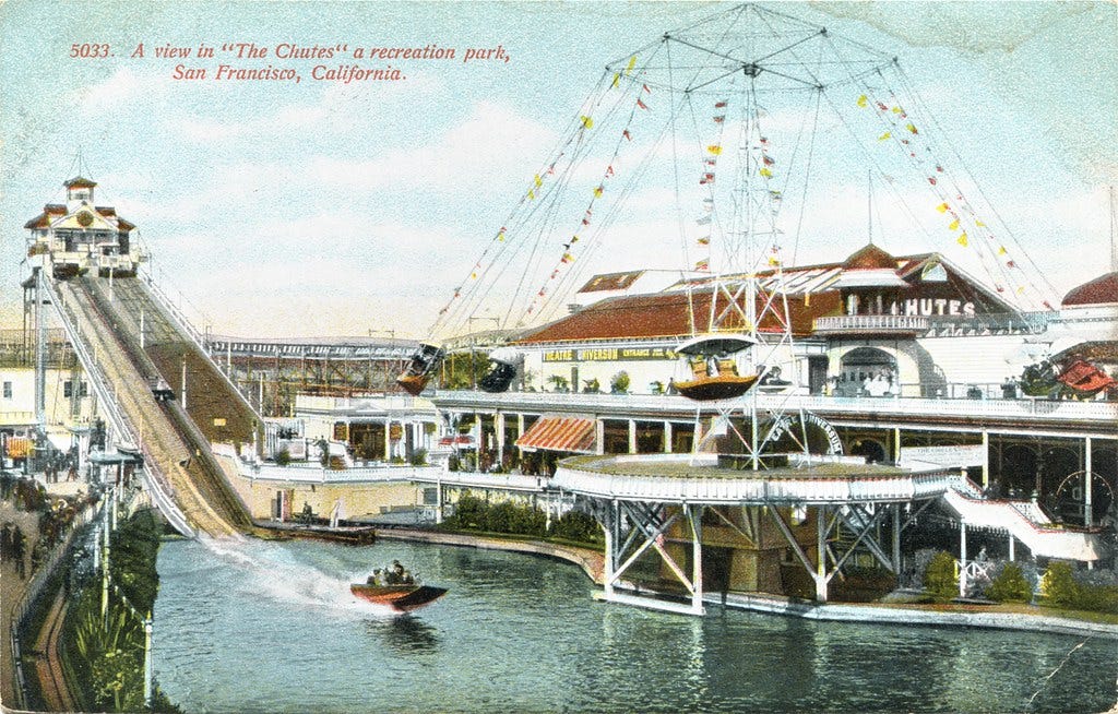 San Francisco Chutes Amusement Park, 10th and Fulton | Flickr