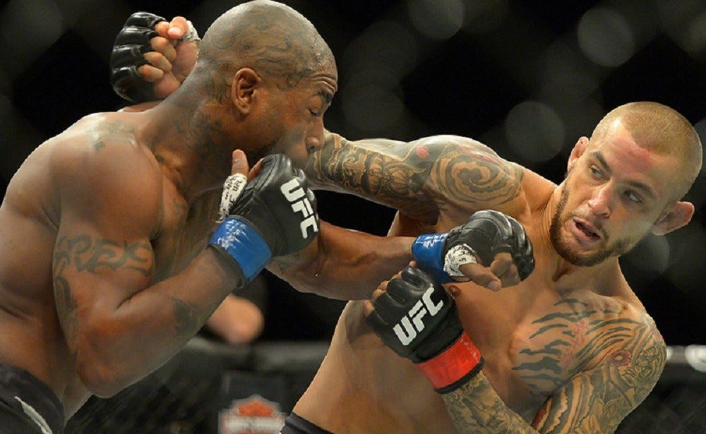 MMA Weekly: Michael Johnson stops Dustin Poirier and Chael Sonnen 2016 images