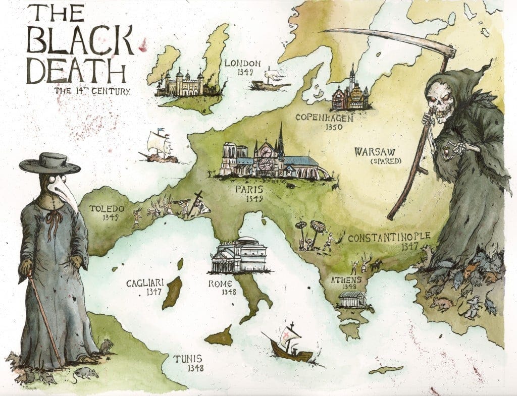 What made a plague become the Black Death? | yourhistoryteacher