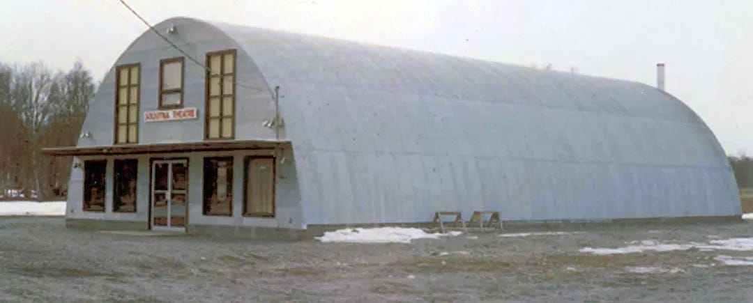 First full-time movie theatre in Soldotna, Alaska.