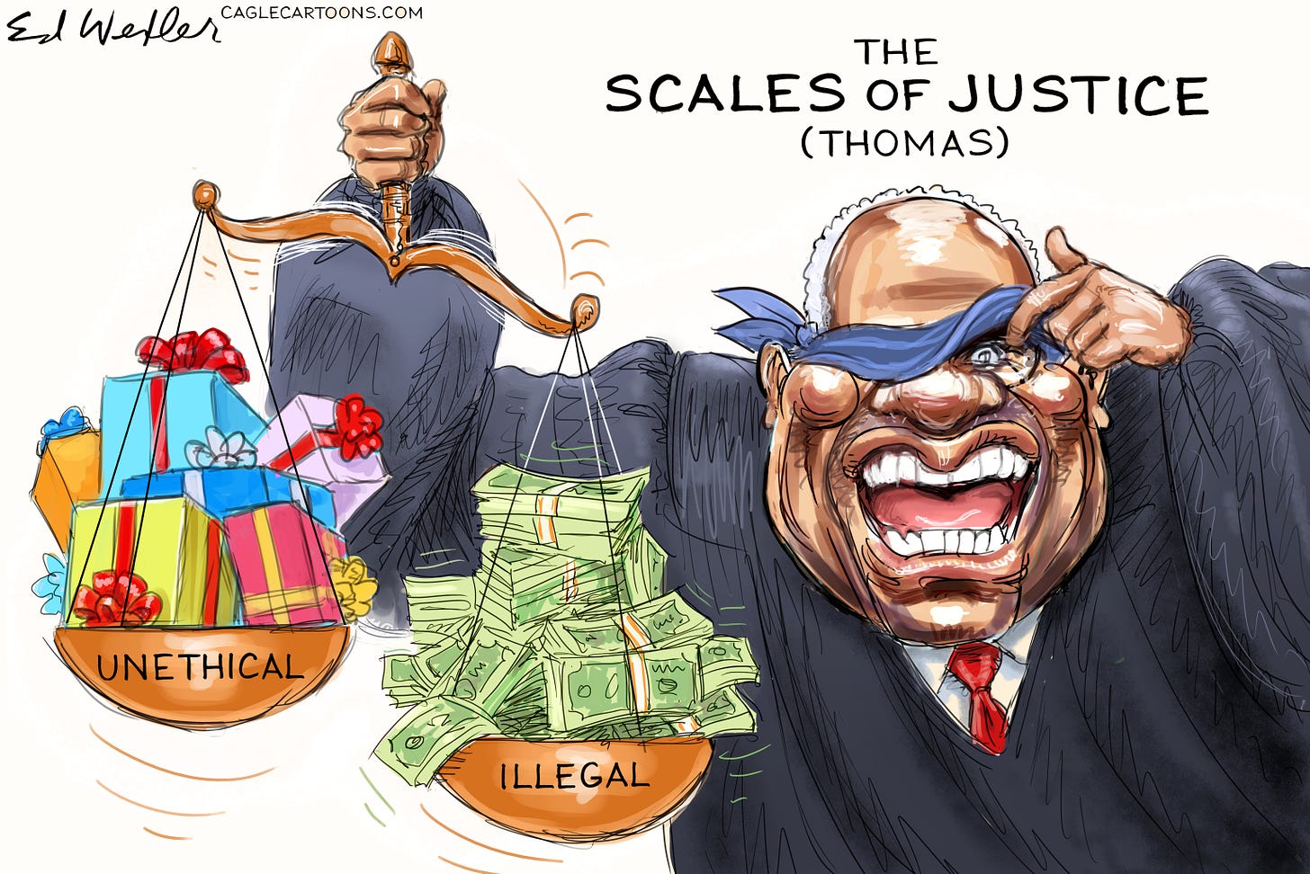 Unethical Clarence Thomas