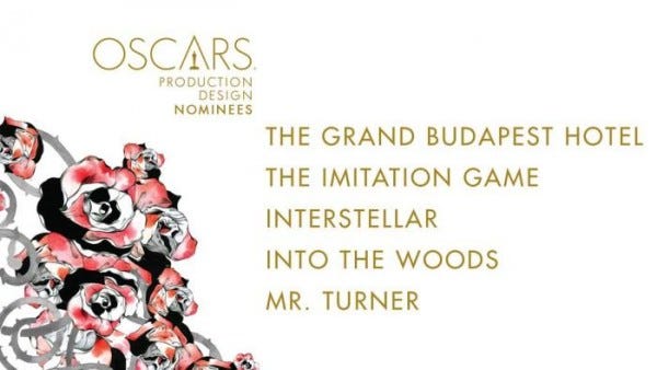 oscar noms for Production Design 2015