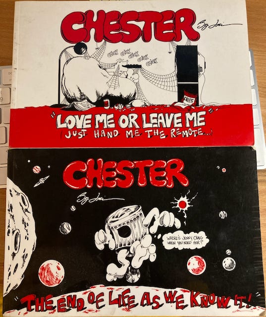 Jaime Buckley's Chester Comic Strip books
