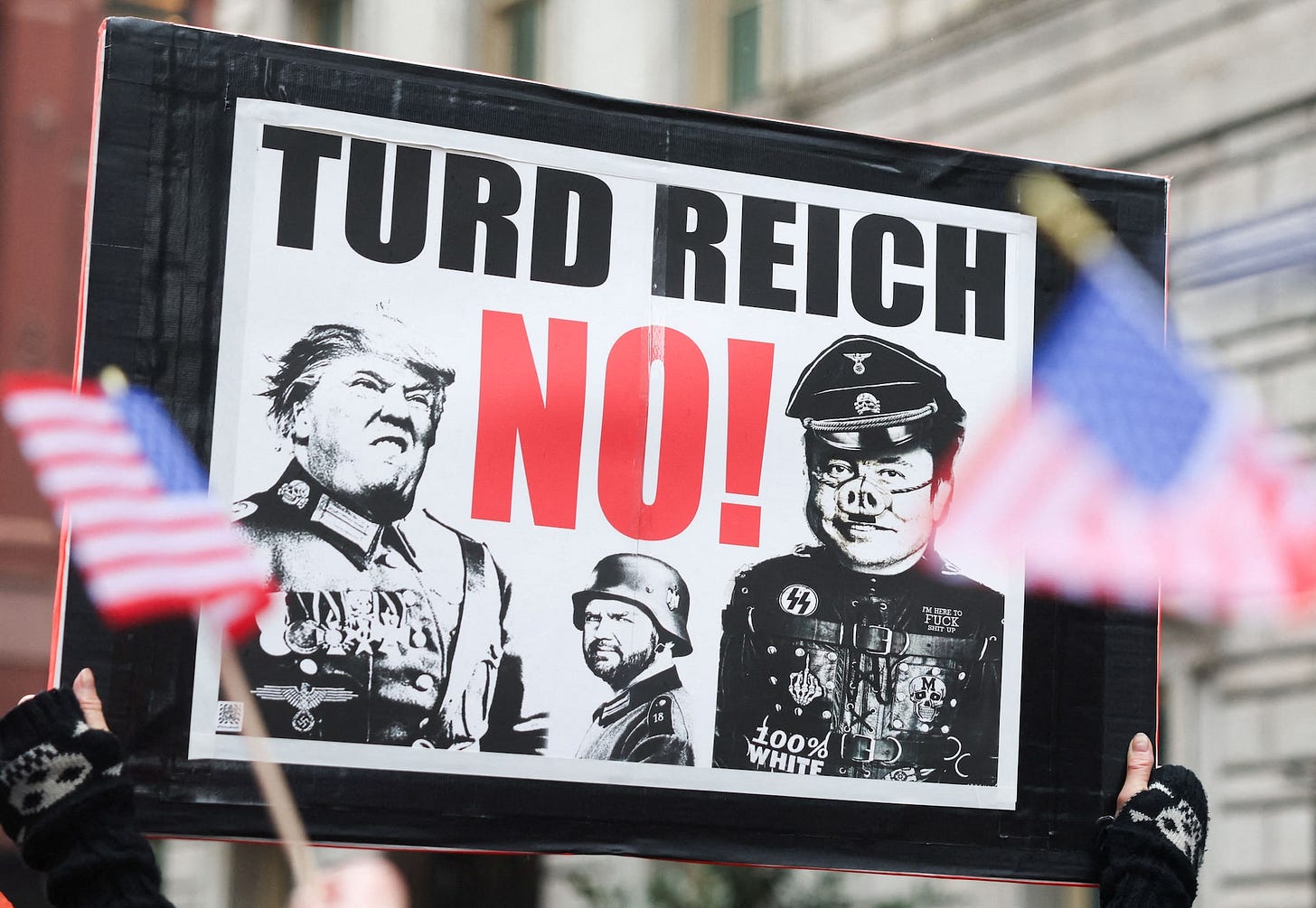 Nationwide Hands Off Democracy anti-Trump protests