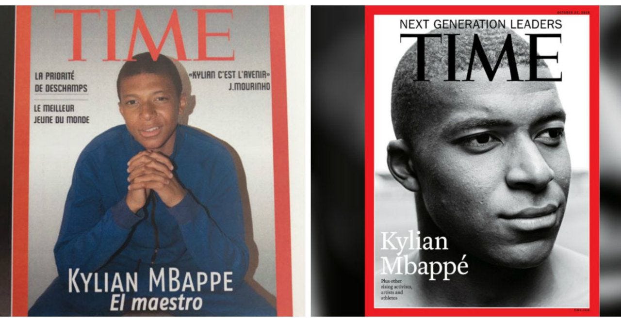 En 2014, Mbappé se voyait déjà en Une de Time - Le Parisien
