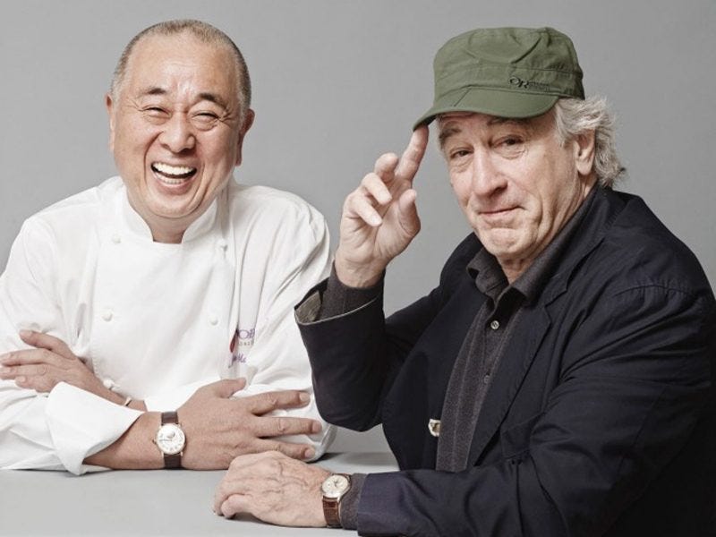 Nobu Restaurants on X: "Robert De Niro and Chef Nobu Matsuhisa share their  hospitality secrets https://t.co/Qm1v8asI5E via @CNNTravel  https://t.co/vyC7Ntskn9" / X