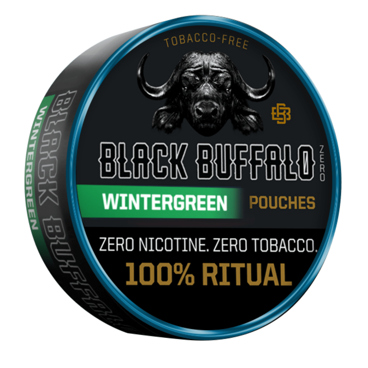 Wintergreen ZERO Pouches | Tobacco Free | Black Buffalo