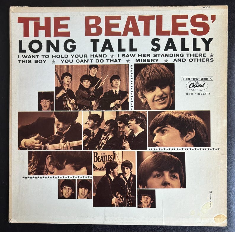 1964 The Beatles Long Tall Sally LP Mono Canada EX image 1