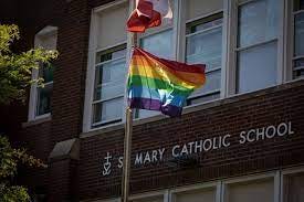 Some Catholic schools in Ontario fly rainbow Pride flag for 1st time | CBC  News