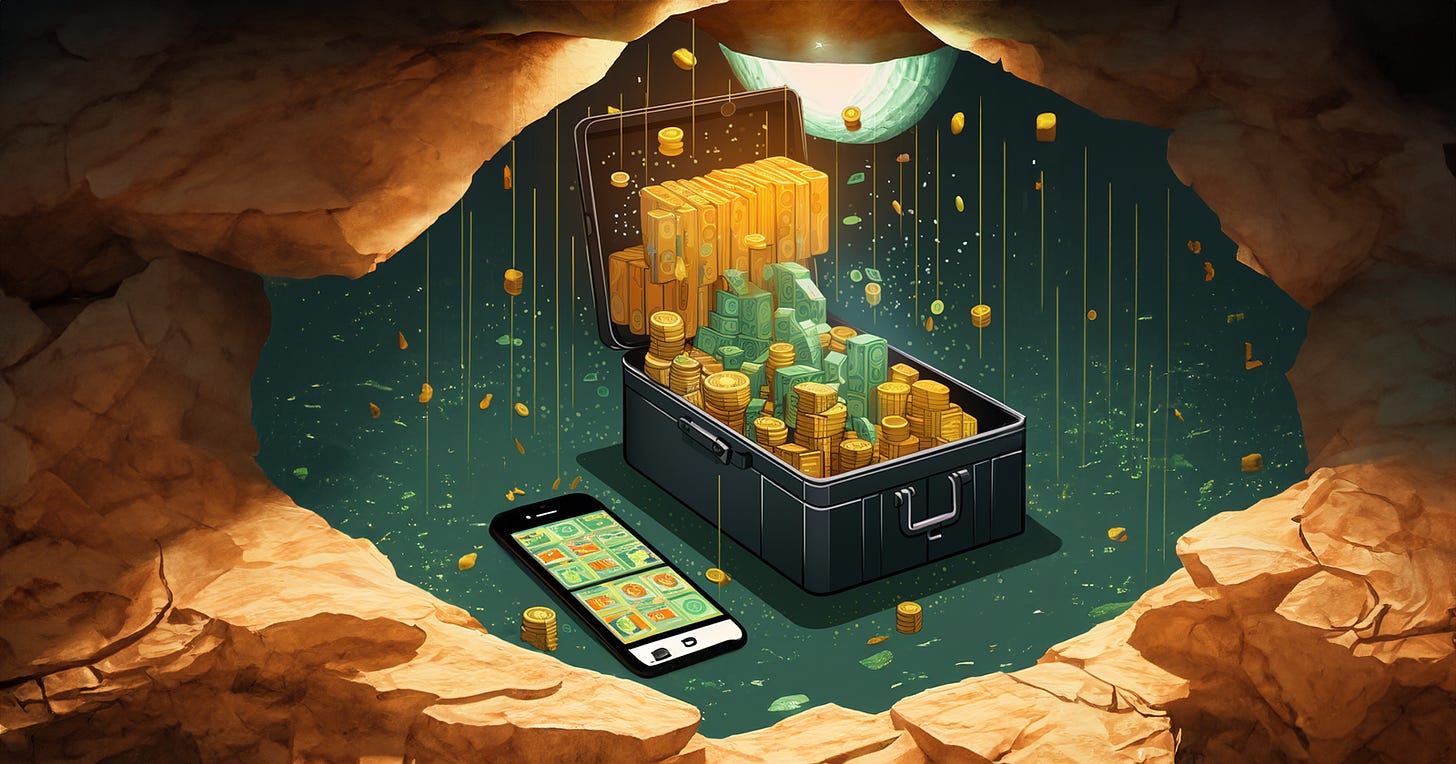 A cave full of data treasure