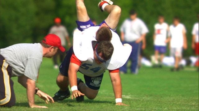 look up, you're in the end zone – elizabeth Claire Wood
