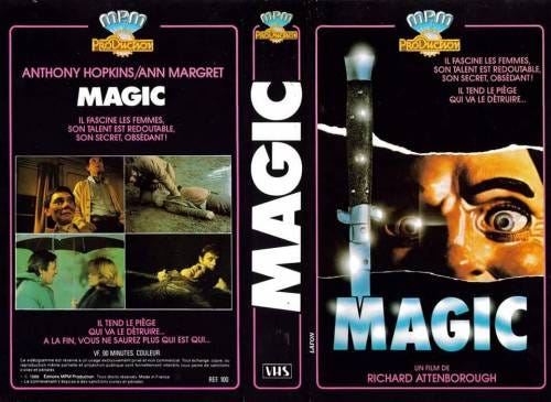 Magic (1978) director: Richard Attenborough | VHS | MPM Production (france)  | Videospace