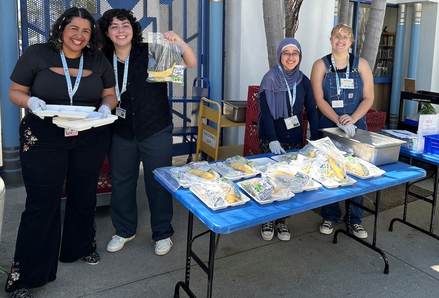 The Oceanside Library’s Lunch at the Library program helps address food insecurity for kids and their families during the summer. Courtesy photo