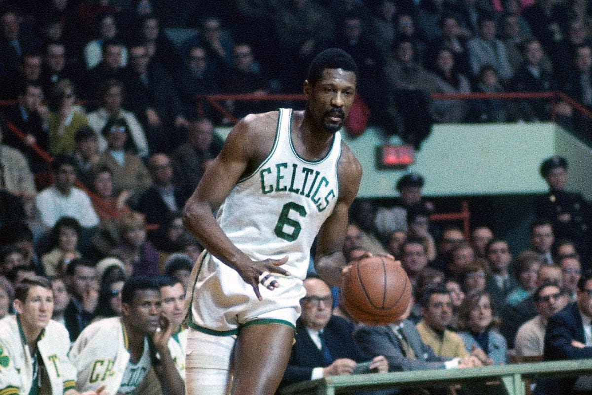 NBA Retires Celtics Legend Bill Russell's Jersey Across the League -  Blazer's Edge